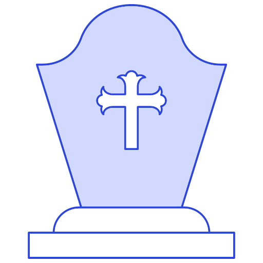 tumba icono gratis