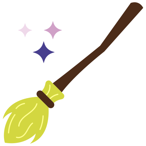 palo de escoba icono gratis