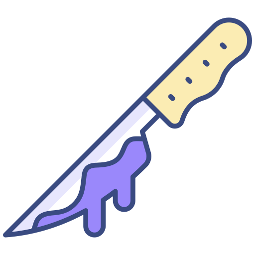 cuchillo de sangre icono gratis