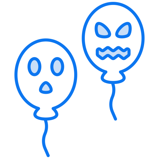 ballons d'halloween Icône gratuit