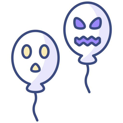ballons d'halloween Icône gratuit