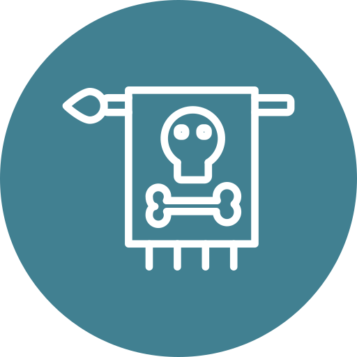 Spooky flag free icon Spooky flag free icon