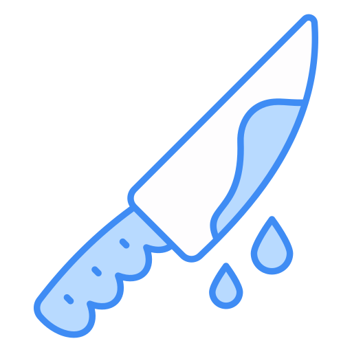 cuchillo ensangrentado icono gratis