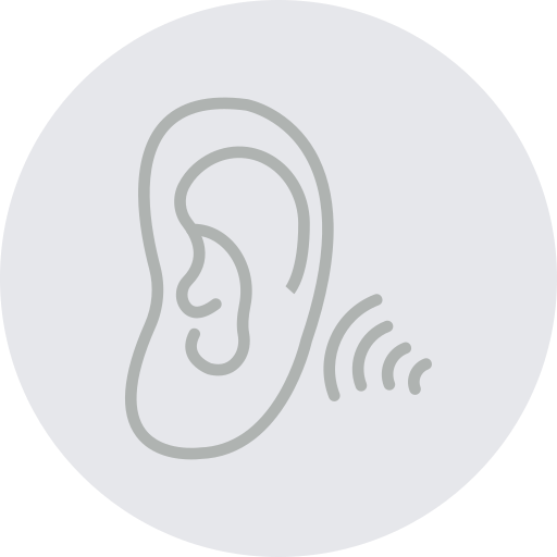 Noise pollution free icon Noise pollution free icon