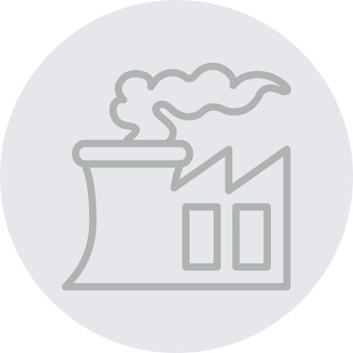 Factory pollution free icon Factory pollution free icon
