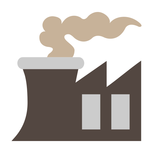 Factory pollution free icon Factory pollution free icon