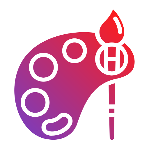 Палитра красок бесплатно иконка