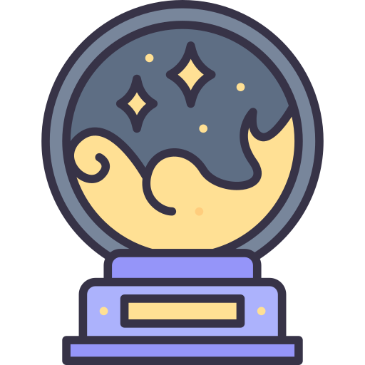 bola mágica icono gratis