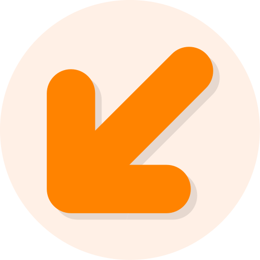 Стрелка вниз влево бесплатно иконка