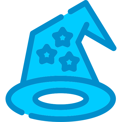 Wizard hat free icon