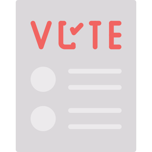 votación icono gratis