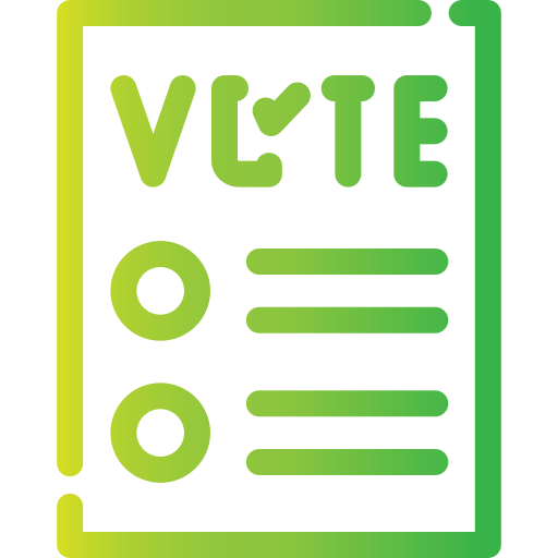 votación icono gratis