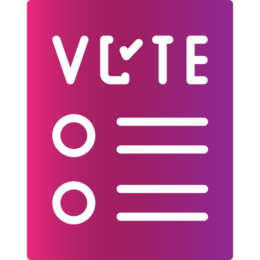 votación icono gratis