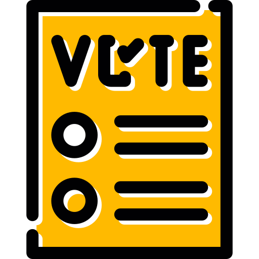 votación icono gratis
