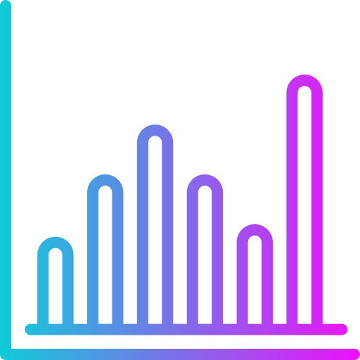 gráfico de barras icono gratis