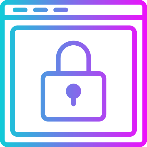 seguridad web icono gratis