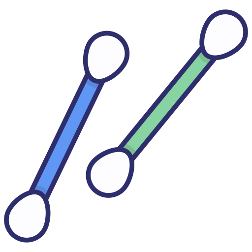 bastoncillos de algodón icono gratis