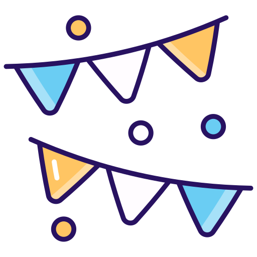 guirnalda icono gratis