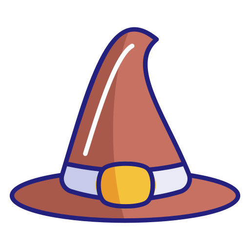 Witch hat free icon