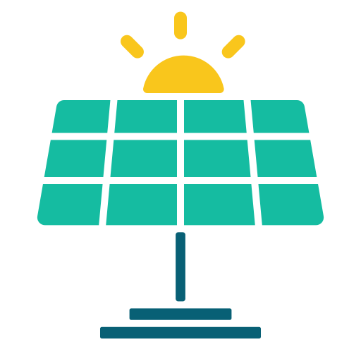 panel solar icono gratis