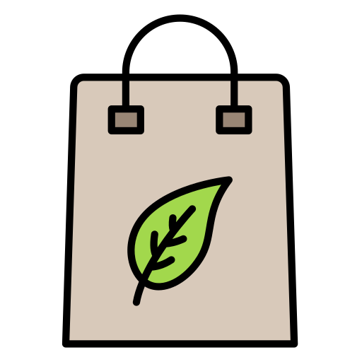 bolsa ecológica icono gratis