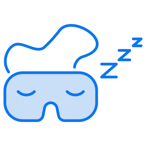 máscara para dormir icono gratis