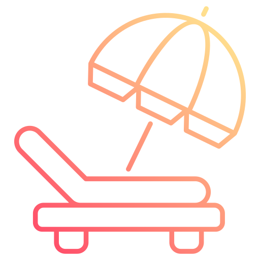Sunbeds free icon
