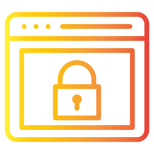 seguridad web icono gratis