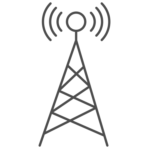 antena de radio icono gratis