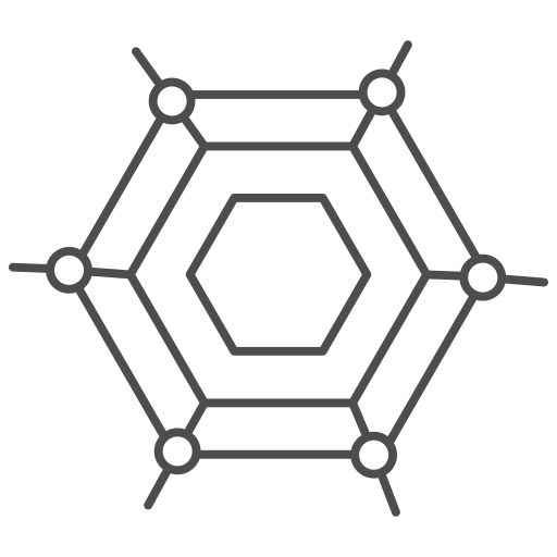 tecnología de grafeno icono gratis