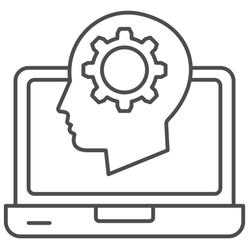 gestión de inteligencia icono gratis