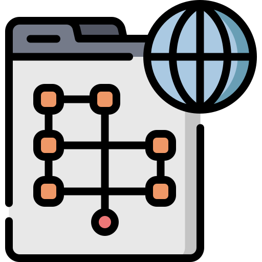 Mapa del sitio icono gratis