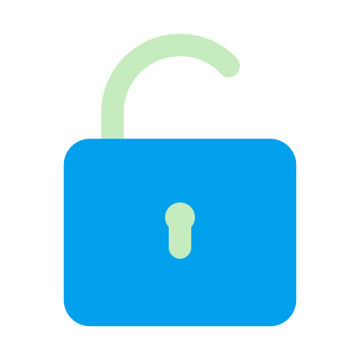 Unlock free icon