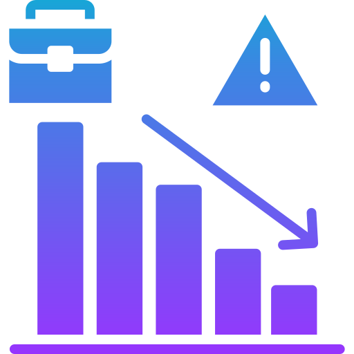 riesgo empresarial icono gratis