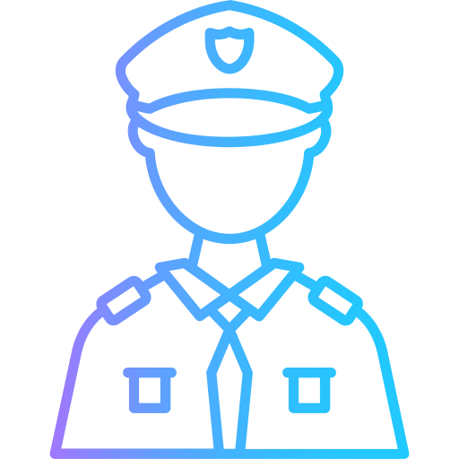 policier Icône gratuit policier Icône gratuit