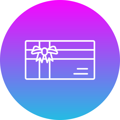 tarjeta de regalo icono gratis