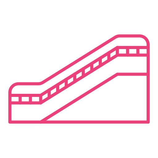 escaleras mecánicas icono gratis