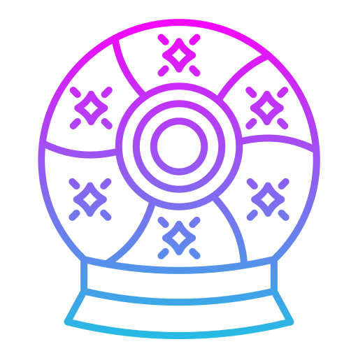 Crystal ball free icon