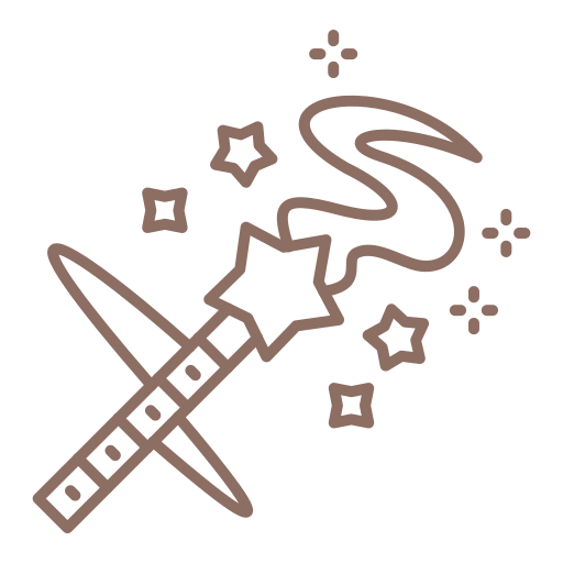 varitas mágicas icono gratis