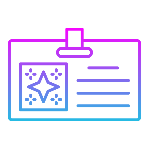 tarjeta de identificación icono gratis