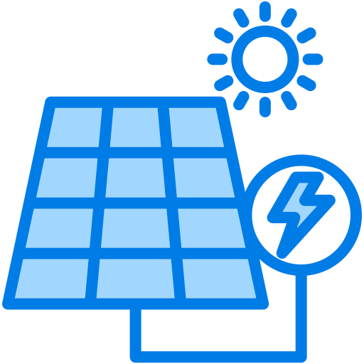 energía solar icono gratis