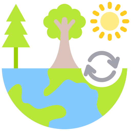 Environmental impact free icon Environmental impact free icon
