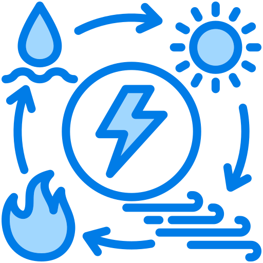 conversión de energía icono gratis