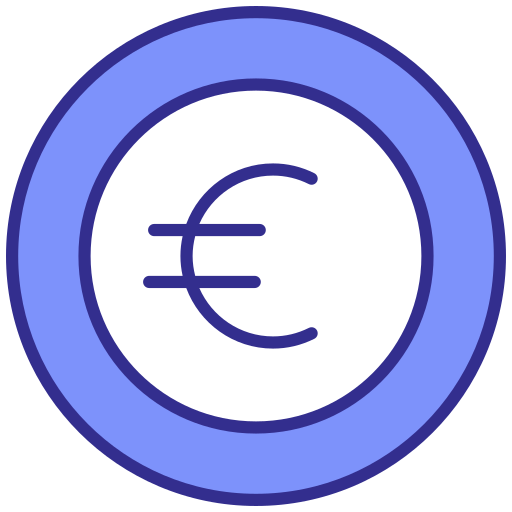 euro icono gratis