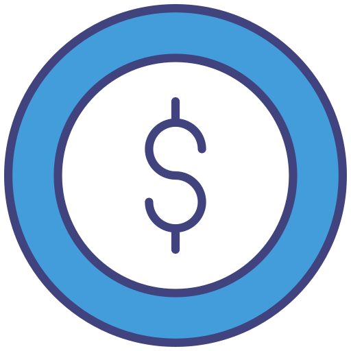 dollars Icône gratuit dollars Icône gratuit