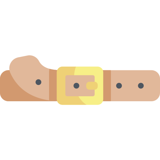 Belt Kawaii Flat icon