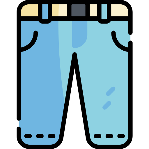 Pants Kawaii Lineal color icon