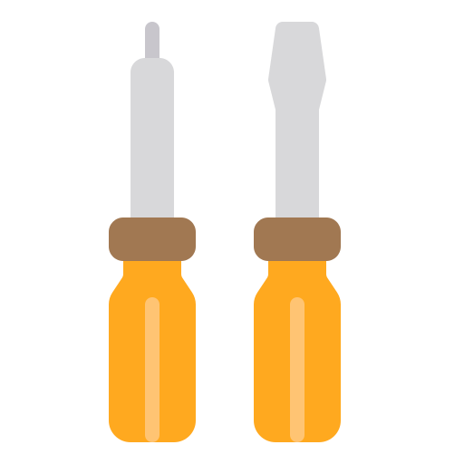 Screwdriver Berkahicon Flat icon