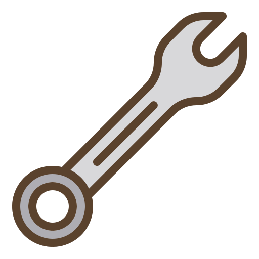 Llave inglesa icono gratis