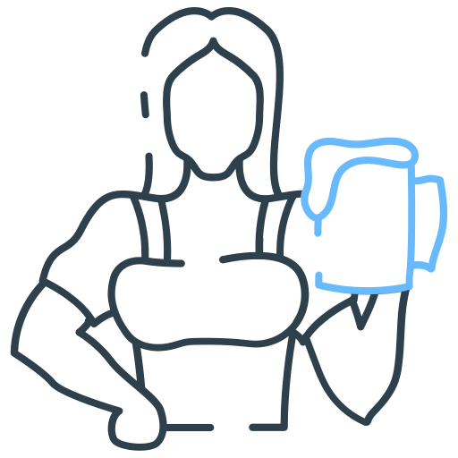 camarera icono gratis